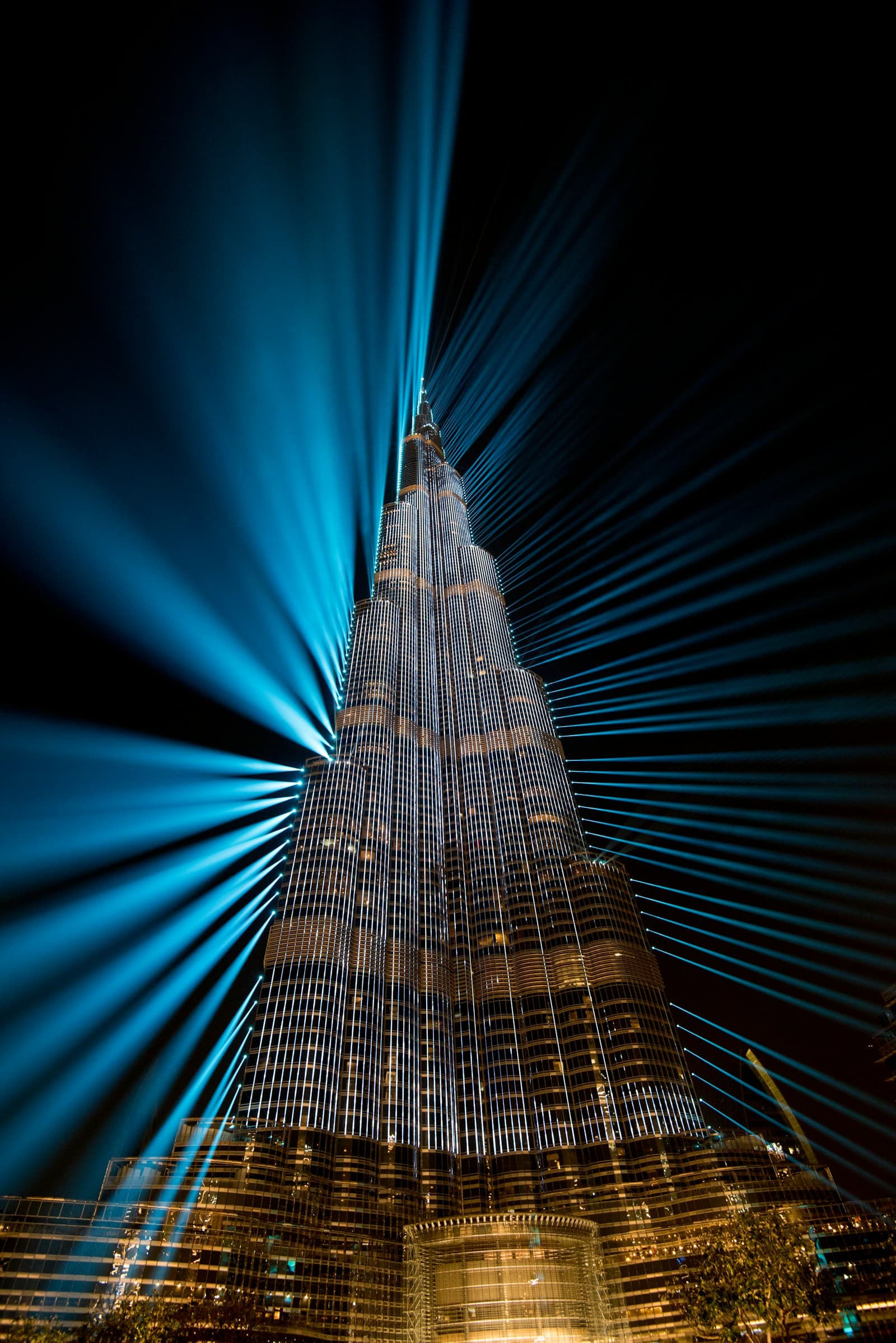 Dubai Downtown at sunset